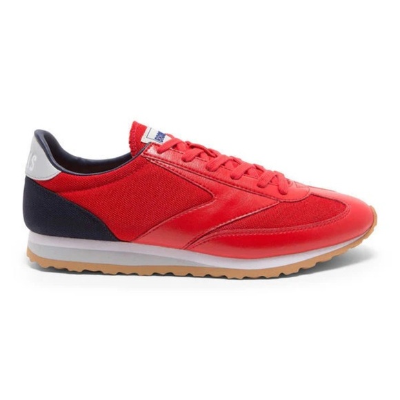 Brooks Heritage Vanguard Retro Red Running Shoes Size 11.5 - Picture 1 of 12